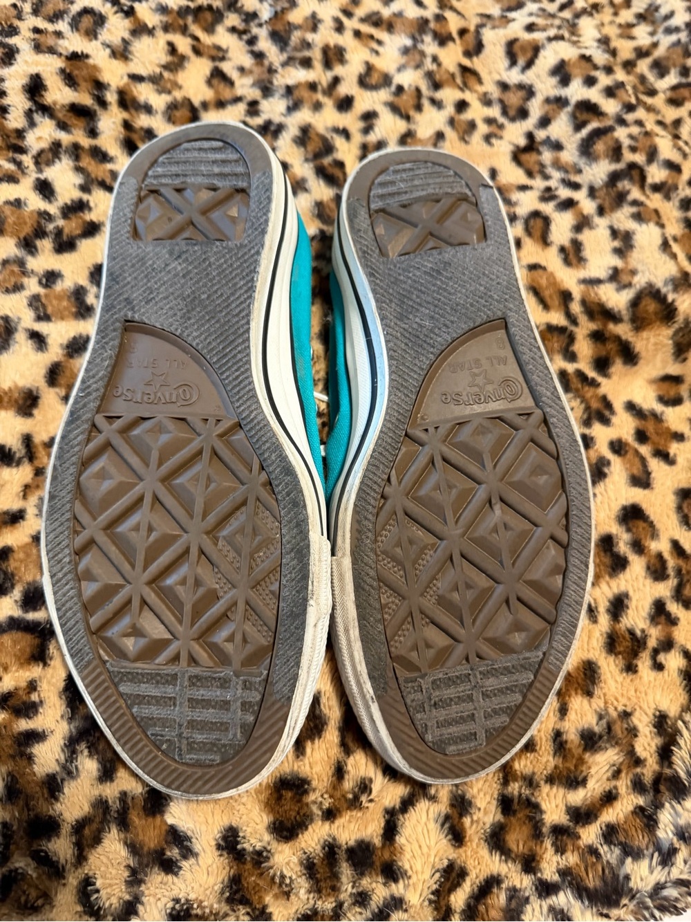 Converse All Star Low Top Sneakers - Teal Blue - Picture 4 of 5